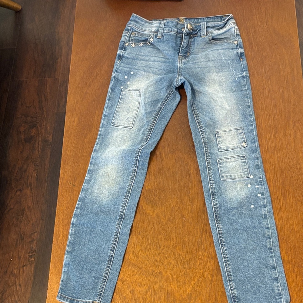Justice Light Blue Skinny Jeans for Women